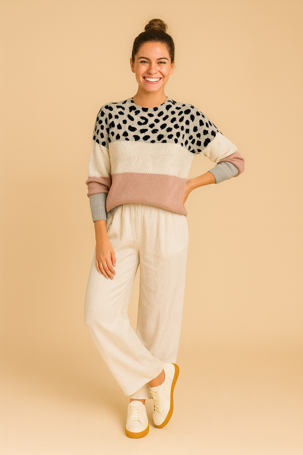 Soho Wild Colorblock Knit