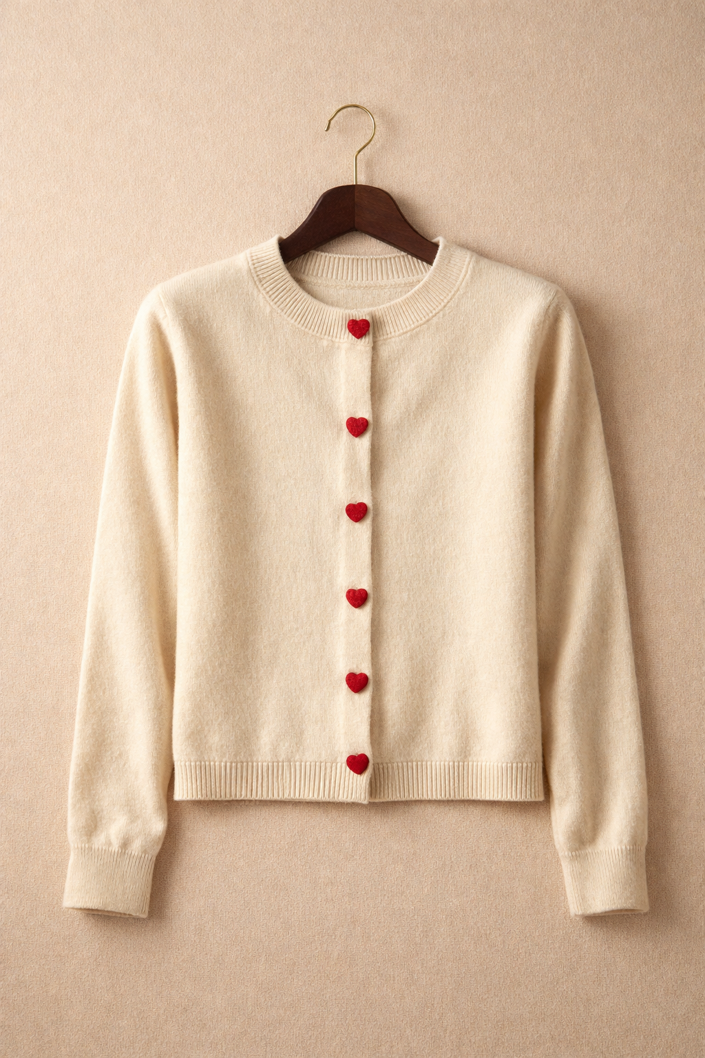 Heartline Button Cardigan
