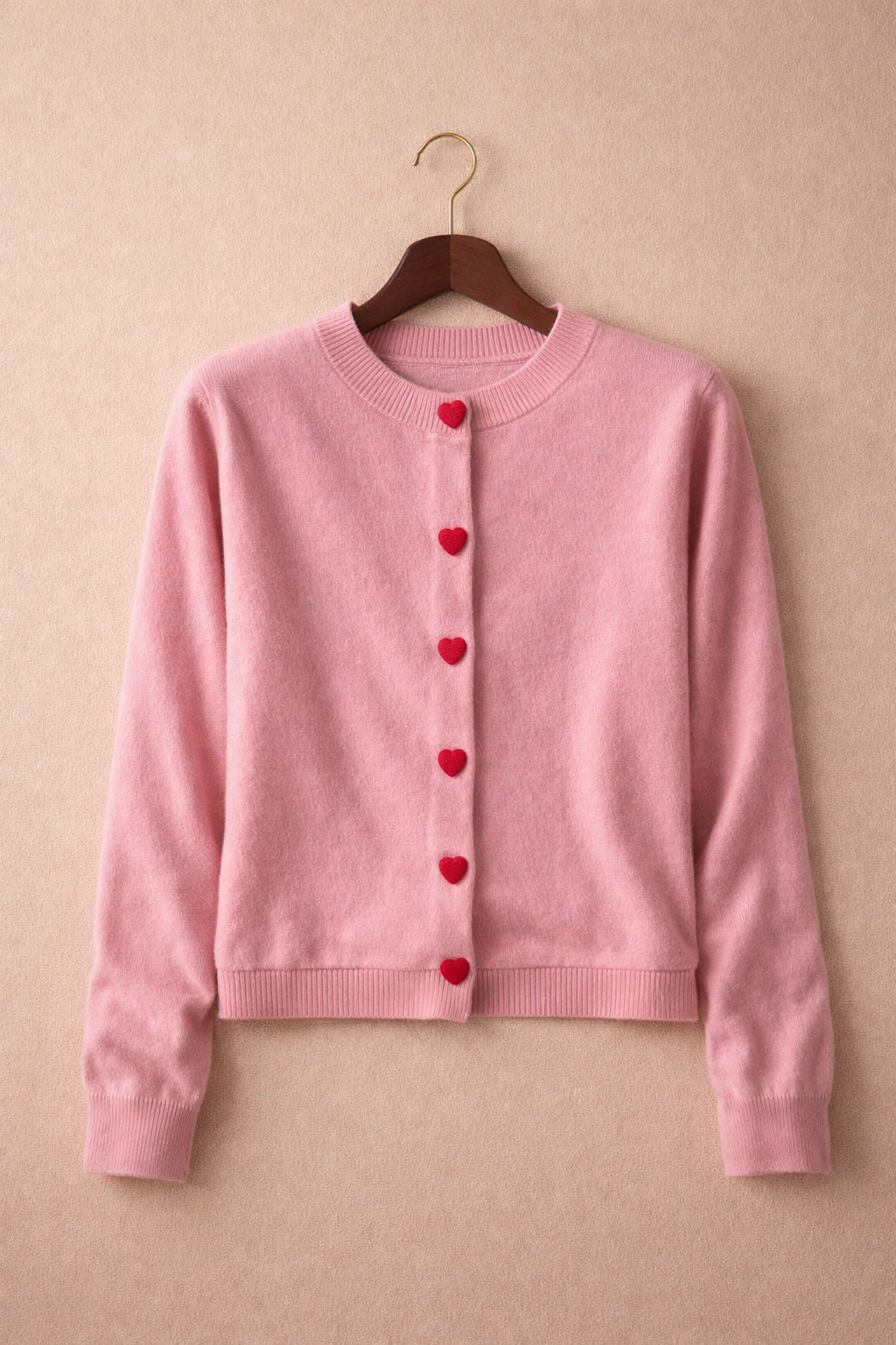 Heartline Button Cardigan