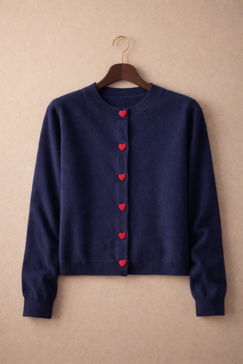 Heartline Button Cardigan