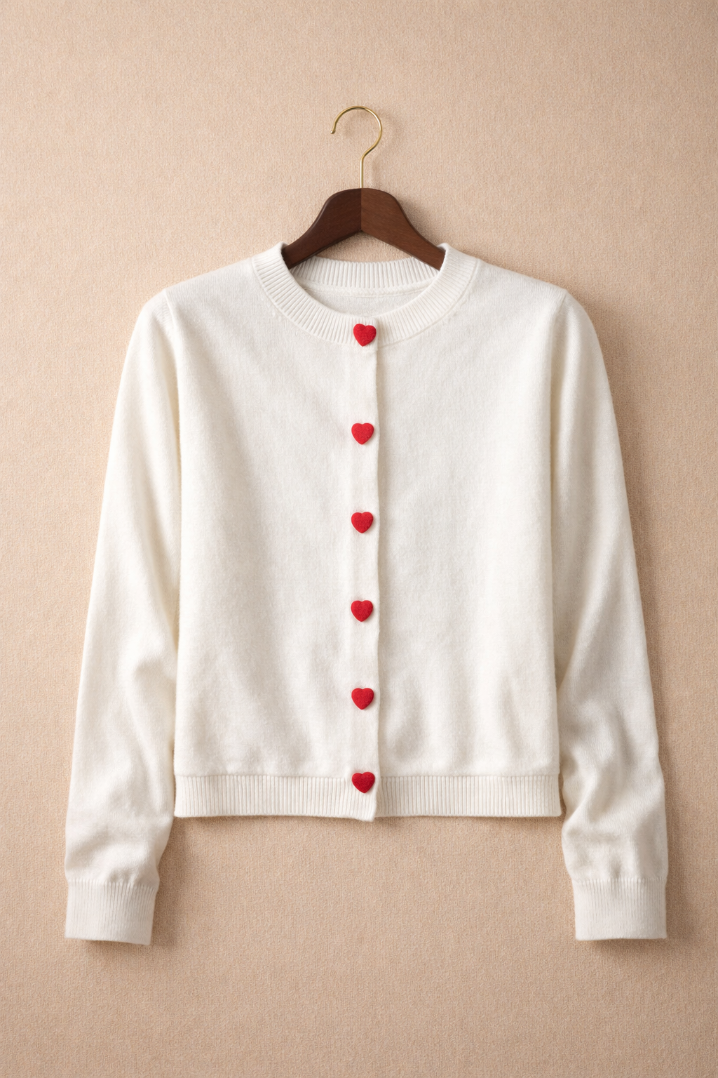 Heartline Button Cardigan