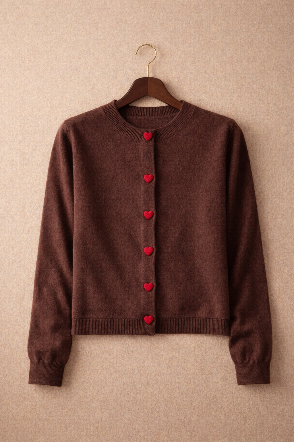 Heartline Button Cardigan
