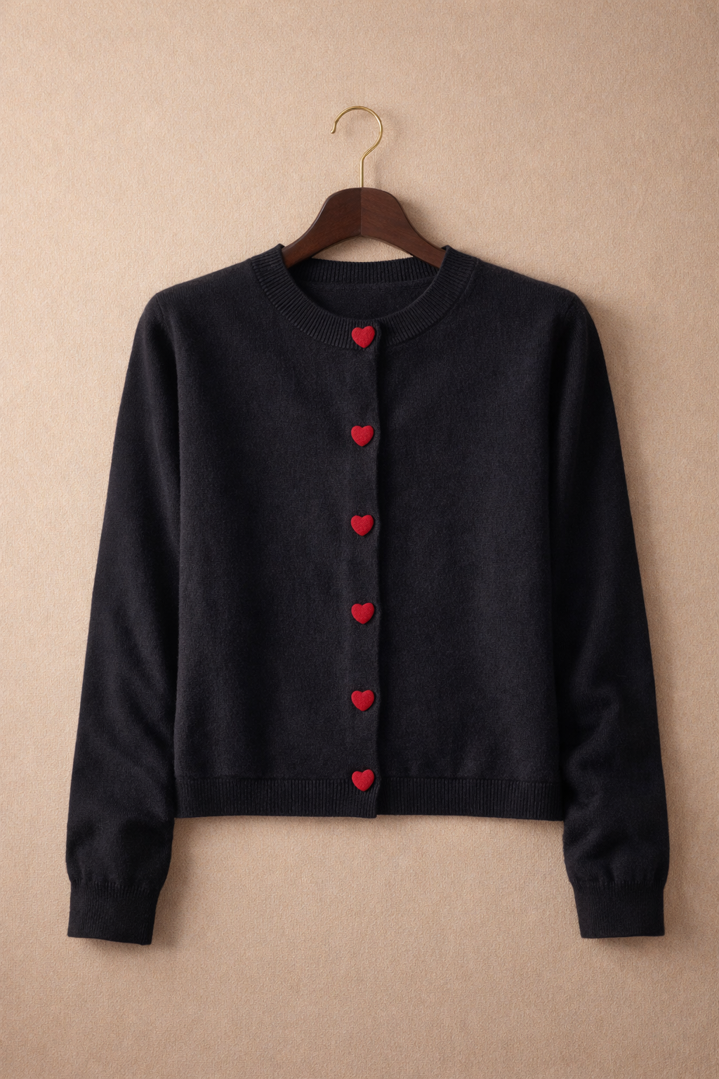 Heartline Button Cardigan