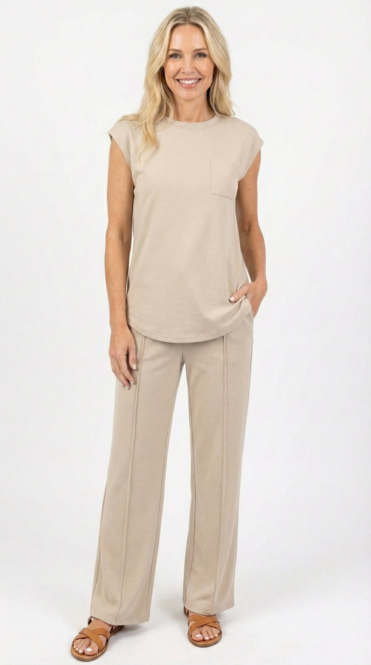 The Signature Set™ - Casual Chic Two-Piece Set